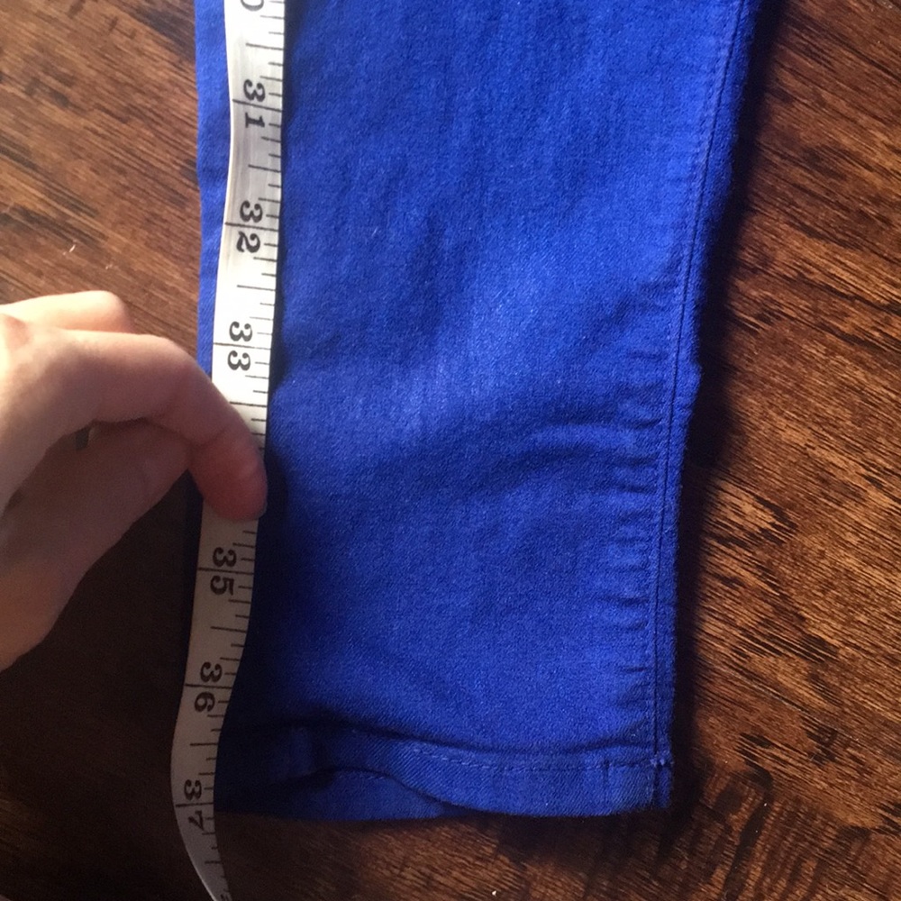 JBrand Coated Cobalt blue skinny jeans 25 - Picture 10 of 11